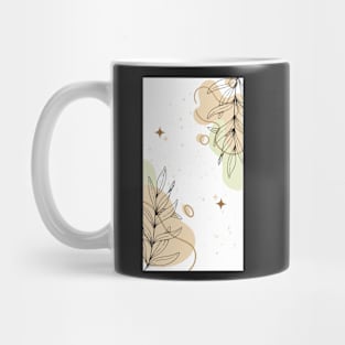 Abstract Essence: Aesthetic Geometric Watercolors Mug